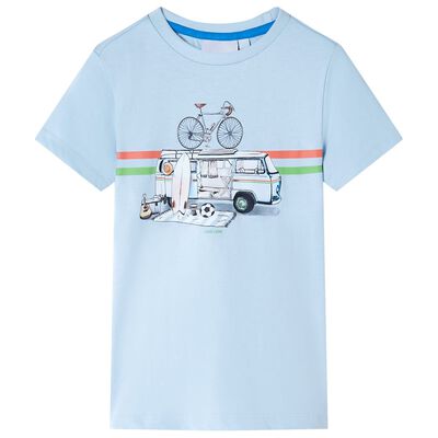 T-shirt para criança azul 92
