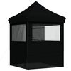 vidaXL Tenda de Festa Preto 200 x 200 x 306 cm Tecido Oxford
