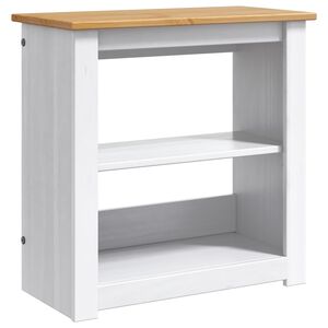 vidaXL Suporte para Aqu&aacute;rio PANAMA Branco e marrom 60 x 30 x 60 cm