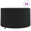 vidaXL Capas p/ mob&iacute;lia de jardim 2 pcs &Oslash; 128x71 cm 420D oxford
