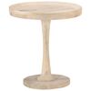 vidaXL Mesa de apoio &Oslash;50x55 cm madeira de mangueira maci&ccedil;a