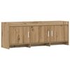 vidaXL Gabinete para TV 130 x 33 x 47 cm Carvalho Arttisan