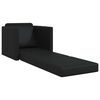 vidaXL Sof&aacute;-Cama 60cm Preto Couro Artificial