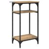 vidaXL Mesa Lateral Carvalho Artesanal 40 x 30 x 75 cm
