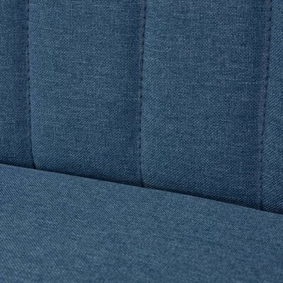 vidaXL Sofá de tecido 117x55,5x77 cm azul
