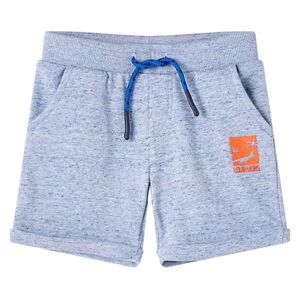 vidaXL Cal&ccedil;&otilde;es de crian&ccedil;a com cord&atilde;o azul mesclado 116