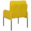 vidaXL Sof&aacute;s com almofada 55cm Amarelo Contraplacado