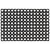 vidaXL Tapete de porta retangular 60x80 cm borracha