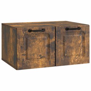 vidaXL Gabinete de TV de Parede Carvalho Fumado 59,5 x 41 x 30 cm