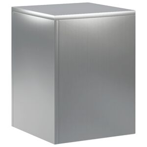 vidaXL Suporte para Plantas Prateado 30 x 30 x 40 cm A&ccedil;o