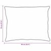 vidaXL Almofada com travesseiro 2 pcs Branco 70 x 90 cm Algod&atilde;o