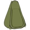vidaXL Tenda de duche verde