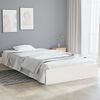 vidaXL Estrutura de cama 90x200 cm madeira maci&ccedil;a branco