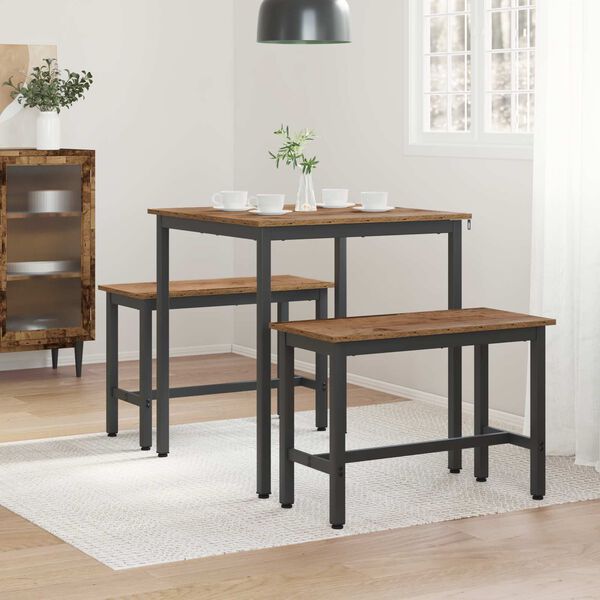 vidaXL Mesas de jantar METAL