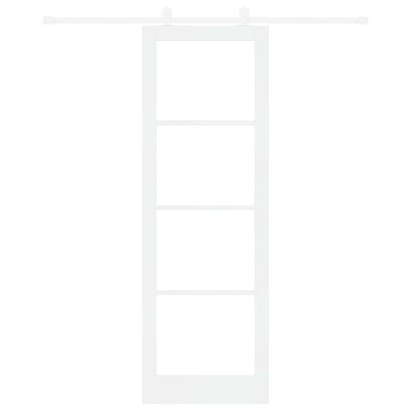 vidaXL Porta Deslizante ORKDAL Branco 78 x 232 cm