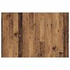 vidaXL Cabeceira com Arm&aacute;rio 3 pcs Madeira Antiga Madeira processada