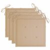 vidaXL Cadeiras de jardim c/ almofad&otilde;es 4 pcs madeira de ac&aacute;cia maci&ccedil;a