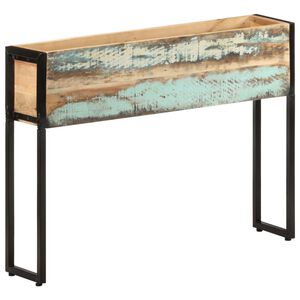 vidaXL Floreira 90x20x68 cm madeira recuperada maci&ccedil;a