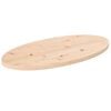 vidaXL Tampo de mesa 70x35x2,5 cm madeira maci&ccedil;a pinho oval