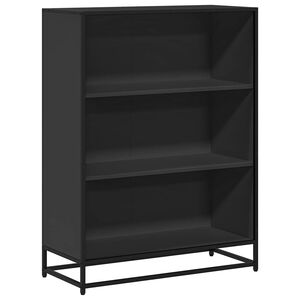 vidaXL Estante 80,5x35x107,5 cm derivados de madeira preto