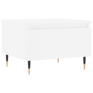 vidaXL Mesa de centro 50x46x35 cm derivados de madeira branco