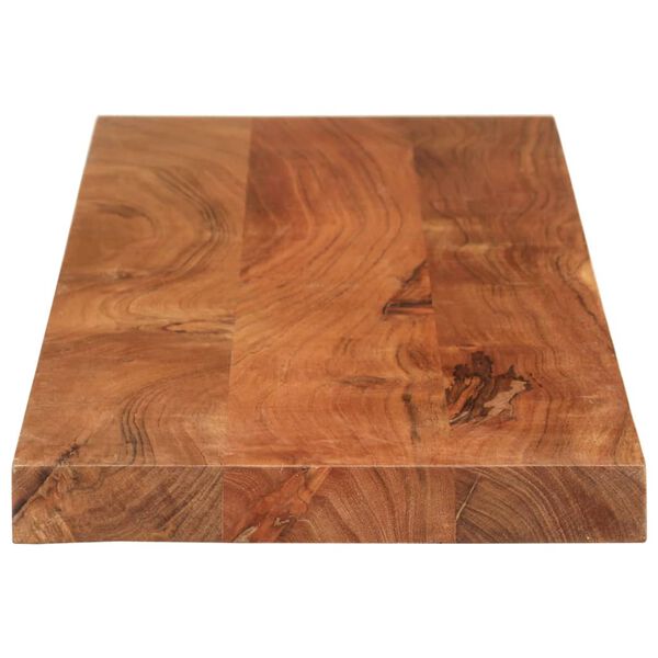 vidaXL Tampo de mesa retangular 110x30x3,8 cm madeira de ac&aacute;cia maci&ccedil;a