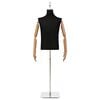 vidaXL Mannequin Ajust&aacute;vel de 170-218 cm com Base Masculino PP Preto