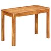 vidaXL Mesa de jantar 110x55x76 cm madeira de ac&aacute;cia maci&ccedil;a