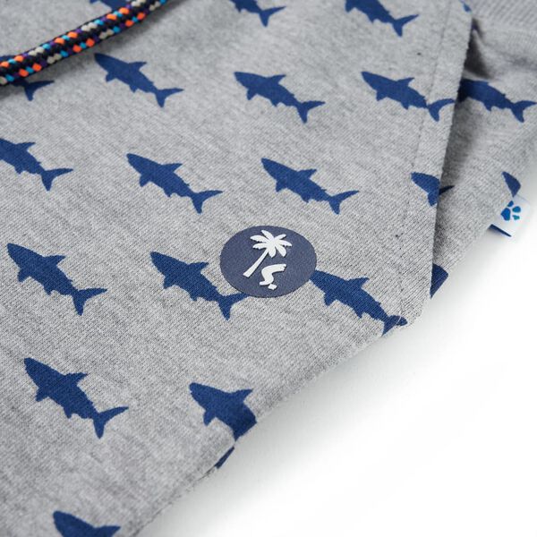 Cal&ccedil;&otilde;es de crian&ccedil;a com cord&atilde;o cinza-claro mesclado 140