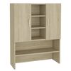 vidaXL Arm&aacute;rio m&aacute;quina de lavar 70,5x25,5x90 cm carvalho sonoma