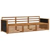 vidaXL Conjunto de Sof&aacute;s para Exterior 3 pcs Natural