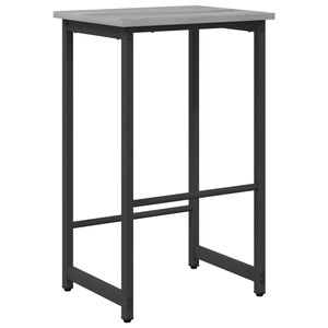 vidaXL Banco de bar Sonoma cinzento 40 x 32 x 74 cm