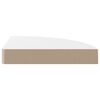 vidaXL Prateleira de canto flutuante branco brilhante 25x25x3,8 cm MDF
