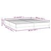 vidaXL Estrutura de cama com molas 180x200 cm tecido cinzento-claro