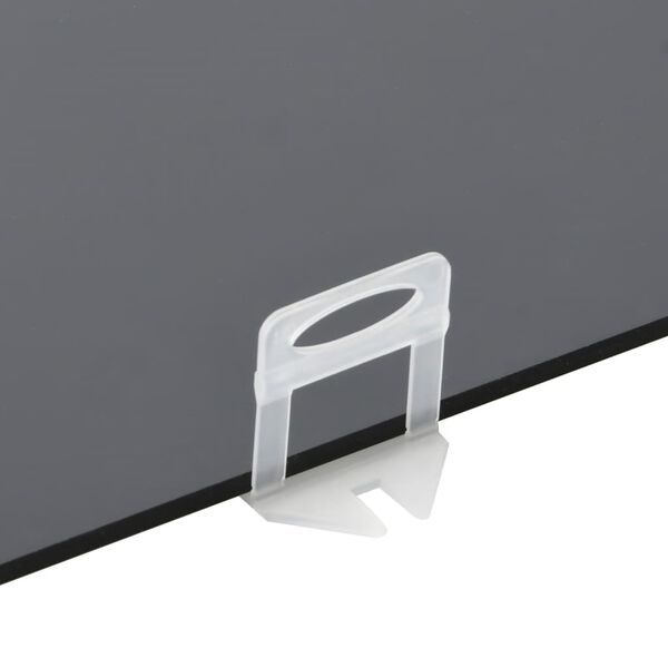 vidaXL Niveladores de ladrilhos 2500 pcs 1 mm