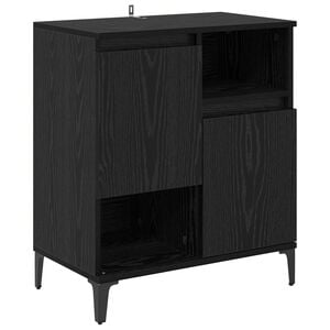 vidaXL Buffet Carvalho Preto 60 x 35 x 70 cm Madeira processada