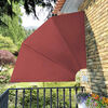 vidaXL Toldo lateral dobr&aacute;vel para varanda 210x210 cm terracota
