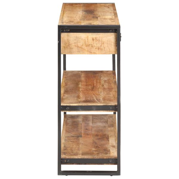 vidaXL Aparador 120x30x75 cm madeira de mangueira &aacute;spera maci&ccedil;a