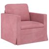 vidaXL Sof&aacute; 2 pcs Rosa Dimens&otilde;es gerais: 158 x 78 x 80 cm (L x P x A)