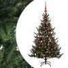 vidaXL &Aacute;rvore de Natal artificial com bolas 120 cm 150 LED