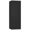 vidaXL M&oacute;veis de TV 2 pcs 30,5x30x90 cm derivados de madeira preto