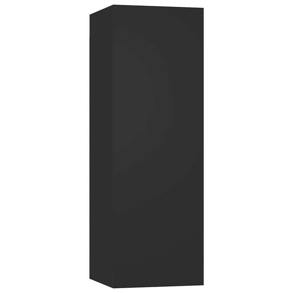 vidaXL M&oacute;veis de TV 2 pcs 30,5x30x90 cm derivados de madeira preto