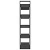 vidaXL Estante/divis&oacute;ria 80x35x91 cm pinho maci&ccedil;o cinzento