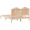 vidaXL Cama extra longa sem colch&atilde;o 140x210 cm madeira maci&ccedil;a