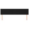 vidaXL Cabeceiras preto 160x5x78/88 cm tecido
