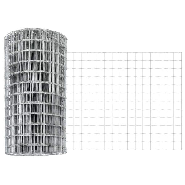 vidaXL Cerca Euro 0,8 x 10 m Ferro revestido de PVC