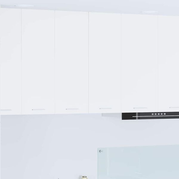 vidaXL Arm&aacute;rio suspenso com armazenamento 2 pcs Branco 30 x 31 x 80 cm