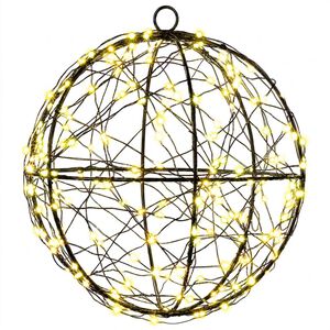 vidaXL Luz de Finial de Natal 200 LED Branco quente