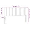 vidaXL Cabeceira de cama 2 pcs tecido 72x5x78/88 cm cinzento-escuro