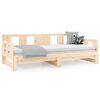 vidaXL Sofá-cama de puxar pinho maciço 2x(90x190) cm
